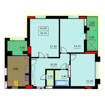 Новобудова 3-кімн. Без комісіі, по вул. Шевченка ЖК Шевченко