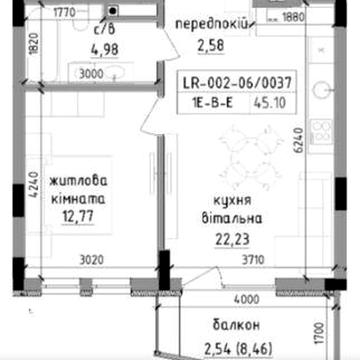 Продаж 1 кім. квартири м. Ужгород