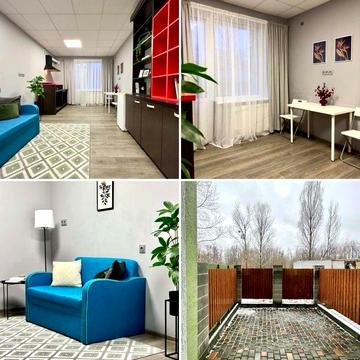 Здам в оренду квартиру-студію з власним двориком