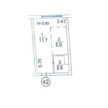 Продаж квартири 19,30 м2 в Бортничі, Джерельна в Дарницькому р-ні ЖК Джерело Парк 1