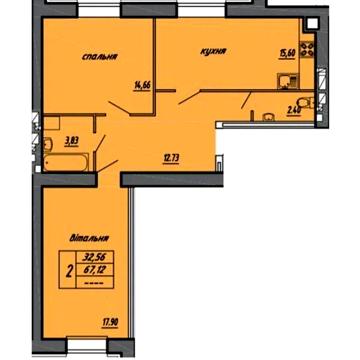 Продаж 2к Квартира Чернівецька вулиця