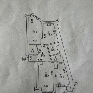 Продаж 3-ї квартири по вул. Б.Хмельницького,58а ЖК Фундуклєвський