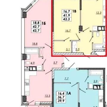 ВЛАСНИК. Продам квартиру в зданому будинку Real Park 43кв. ЖК Real Park