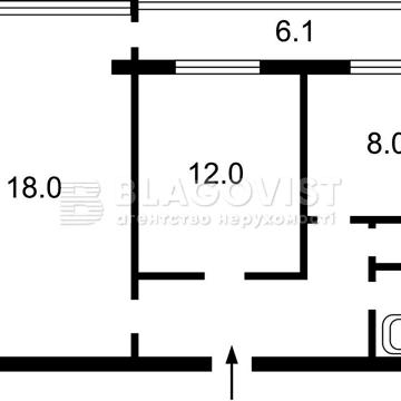 Продаж 2 к. квартири, Половецька, Татарка, Шевченківський, 54 кв.м.