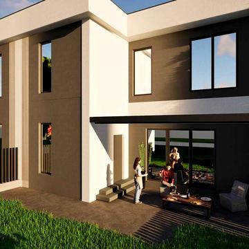 Дуплекс в Угорниках з міськими комунікаціями біля Franko River Club