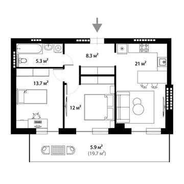 Продаж 2к Квартира Легоцького вулиця ЖК Park Land