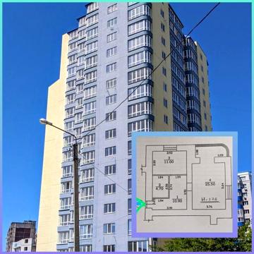 26500!! Снижение цены Продам 52м. кв. 3 этаж в новострое ЖК "Родники".