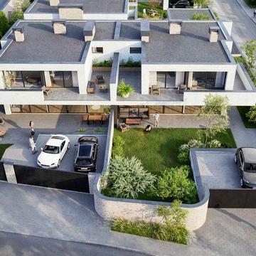 Спарені котеджі біля лісу, Брюховичі, вул. Нова 6, КМ Harmony Hill