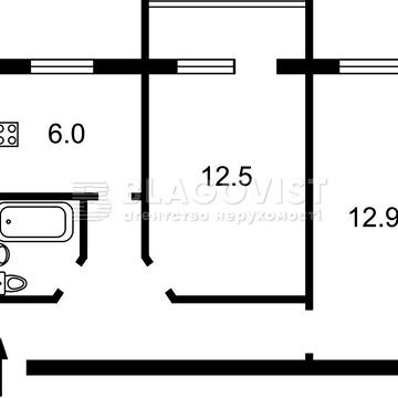 Продаж 2-к квартири, ремонт. Берестейський пр-т, 99/1. Метро Святошин