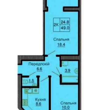 Двокімнатна квартира в ЖК Sofia Residence! ЖК Софія Резиденція, Sofia Residence
