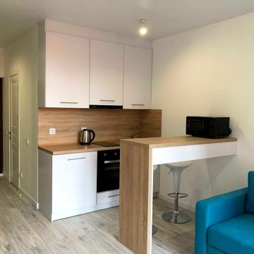 Оренда квартири-студії 21 м2 в ЖК Комфорт Таун, просп. Соборності, 17