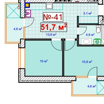 Квартира біля Центрального парку. Розстрочка на 18 місяців. Газ! ЖК Автор