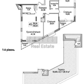 Продаж 7к квартири, Клубний будинок Concordia, вул. Кудрявська, 45 ЖК Concordia