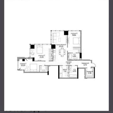 Продаж квартири/Голосіївський р-н/137м2/4-кімнатна/ЖК A136/без ремонту ЖК A136 Highlight Tower