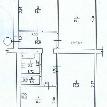 Продам 3к сталинку Лысая гора