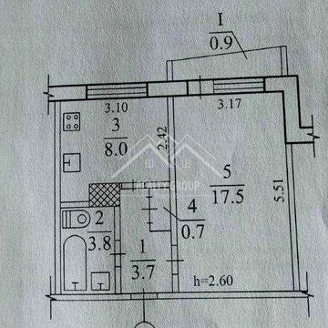 1к квартира на Сонячному під ремонт