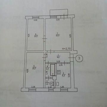 Продам 3-кімнатну квартиру.