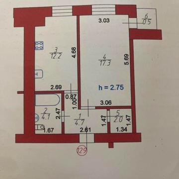 Продається однокімнатна квартира по вул. Перемоги 34 Б ЖК Тріумф
