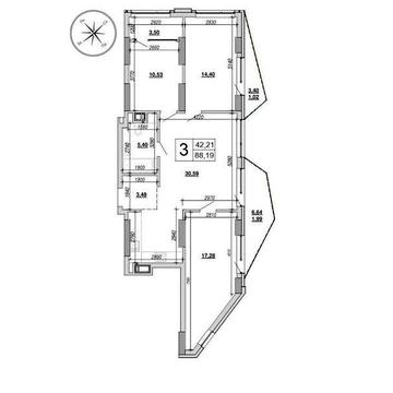 Продаж 3к Квартира Величковського вулиця ЖК на Величковского