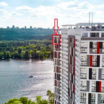 Супервидова квартира 110м2, всі вікна на Дніпро, ЖК Русанівська Гавань ЖК Русанівська Гавань