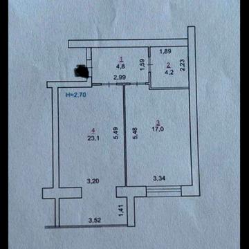 Продаж Великої 1 кімнатної квартири ЖК Мрія на Покровській