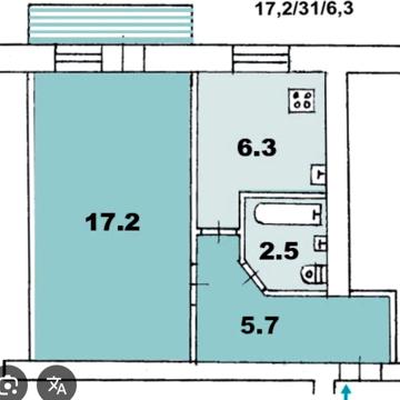 Продаж однокімнатної квартири
