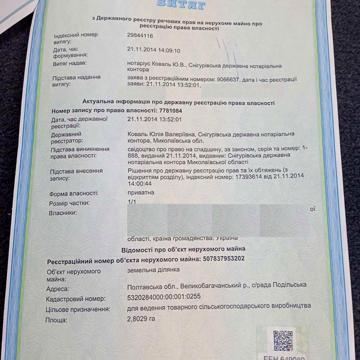 Поділ, Миргородський, Полтавська область 360000.0 UAH