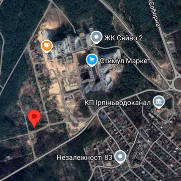 біля ЖК Ірпінь Сіті