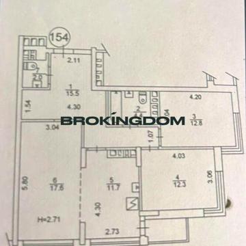Продам ЖК Варшавський мікрорайон нова ГОТОВА простора квартира 77 м2