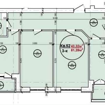 Продаж квартири 3кімнати від забудовника