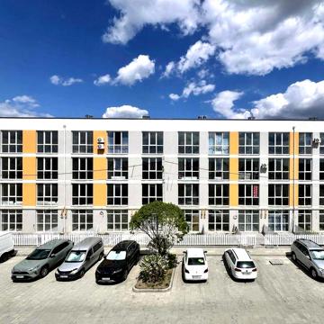 1-кімнатна квартира 43,7 м² з двориком 20,5 м² — закрита територія ЖК Sanville Park