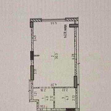 Продам 1 кімн.квартиру 39 м2 вул. ЗСУ (Айсберг 2). ЖК Айсберг 2