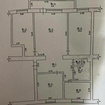 Продам 4х комнатную квартиру, Фонтанка