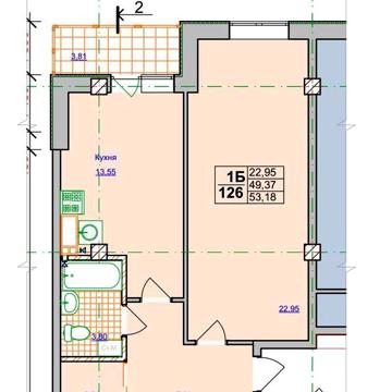 Продаж 1-к квартири в ЖК Спортивний (вул. Братів Гипиків, 1) ЖК Спортивний