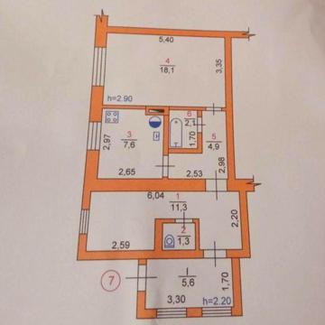 Однокімнатна Квартира 2 вокзал