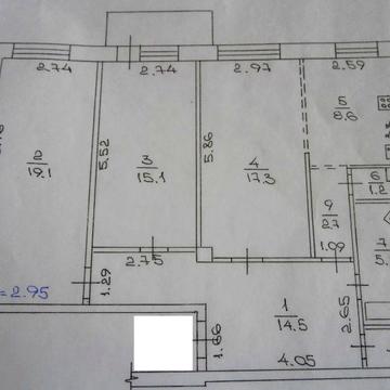 Квартира 88.3 м2, 3- х комн. Є Відновлення, Є Оселя. Обмен. Обмін.