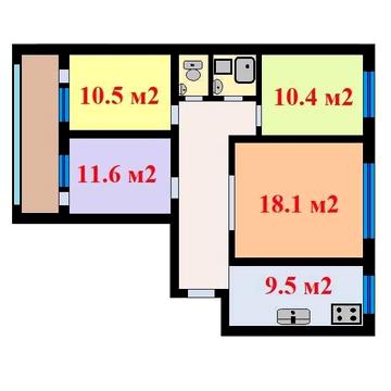 Оболонь. Продам двосторонню 4-кімнатну на Архипенка (Мате Залки), 12/3