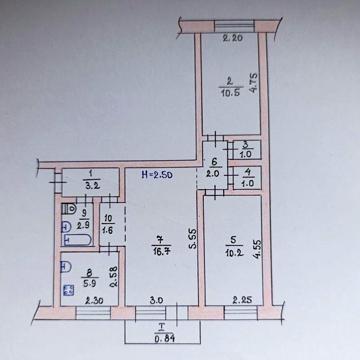 Продам 3х ком на Горняке