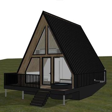 Будинок a-freim з ділянкою в Карпатах