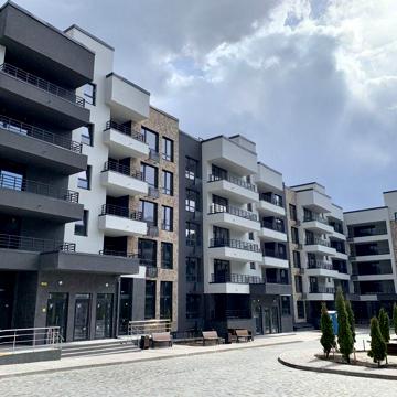 Апарт Комплекс Пуща Водиця. Квітки Цісик 32. 2К-54,6м. Тераса 16м. ЖК Апарт Комплекс Пуща Водиця
