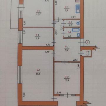 Продається 4-ох кімнатна квартира в с.Чинадієво