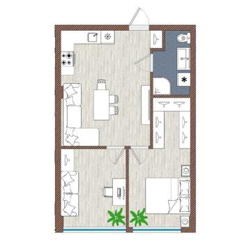 Продаж 2-кім апартаменту, Ринок Краснодонців, АТБ, АК Тиса Renovation ЖК Апарт-комплекс ТИСА Renovation