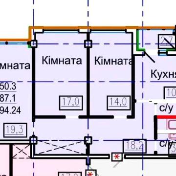 ЖК Авиационная, ШАТИЛОВКА Продам 3 комн. квартиру 96м2 БИЗНЕС-КЛАСС AB ЖК Авиационная