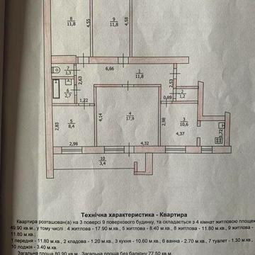 Продам 4-х комнатную на ПЗТО