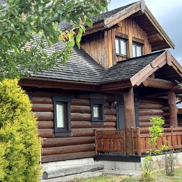 Крушинка, будинок -зруб з карпатськоі смереки, газ,40 соток