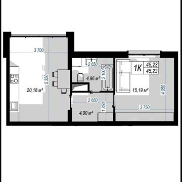 Продаж 1к Квартира Хіміків вулиця ЖК West Hill