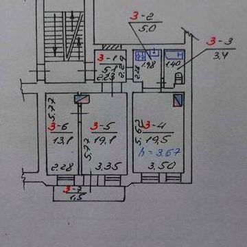 Продам фасадну 3х кімнатну квартиру вул. Вербицького, 67м, 2й пов.