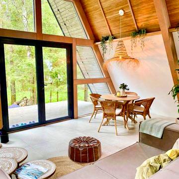 A-Frame в сосновом лесу, Курорт Песчанка.