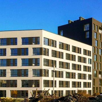 Простора квартира 73.5 м² у ЖК "Підзамче. Вежа", 2 санвузли ЖК Підзамче. Вежа