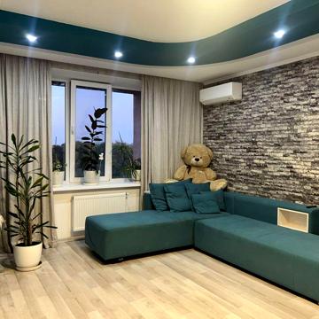 Світла 2-кімнатна з переплануванням у 3, 94,7 м², вул. Бідного, Левада